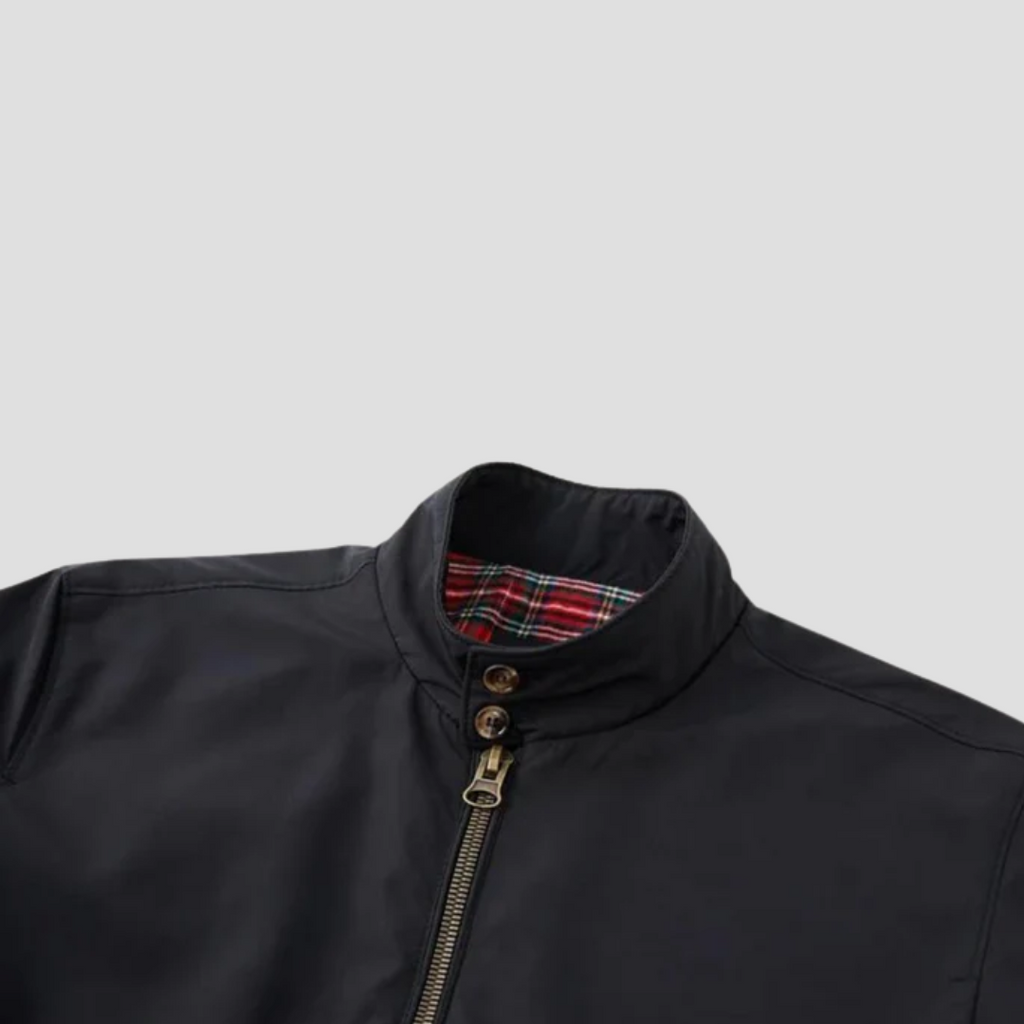 NOUVEAU RICHE Heritage-Jacke Leichtes Gewebe Atmungsaktiv Gerader Schnitt