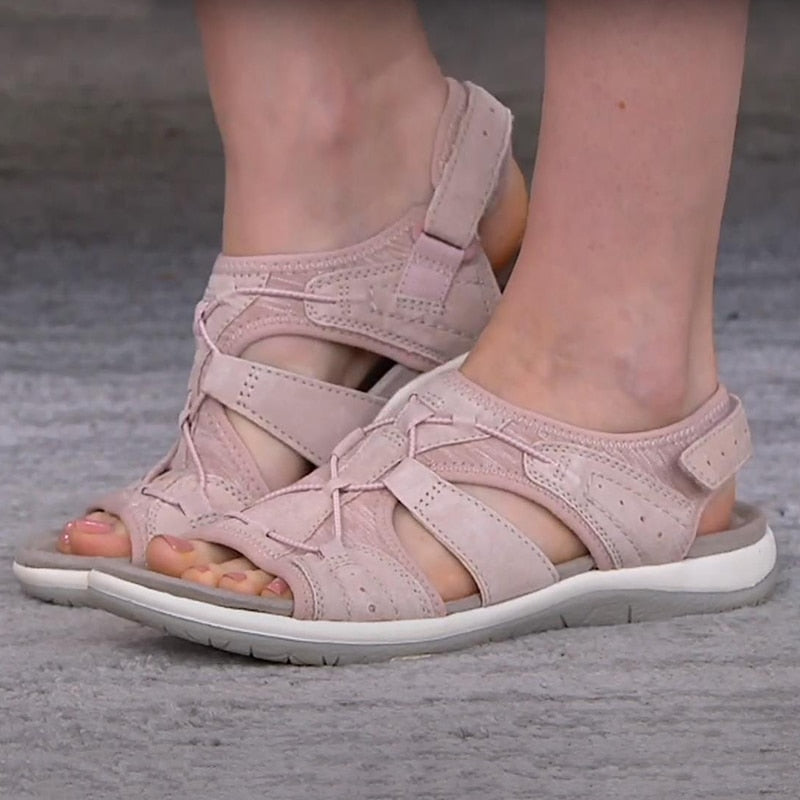 NOUVEAU RICHE Sandalen Mit Nano Schaumsohle Memory Komfort Rosa