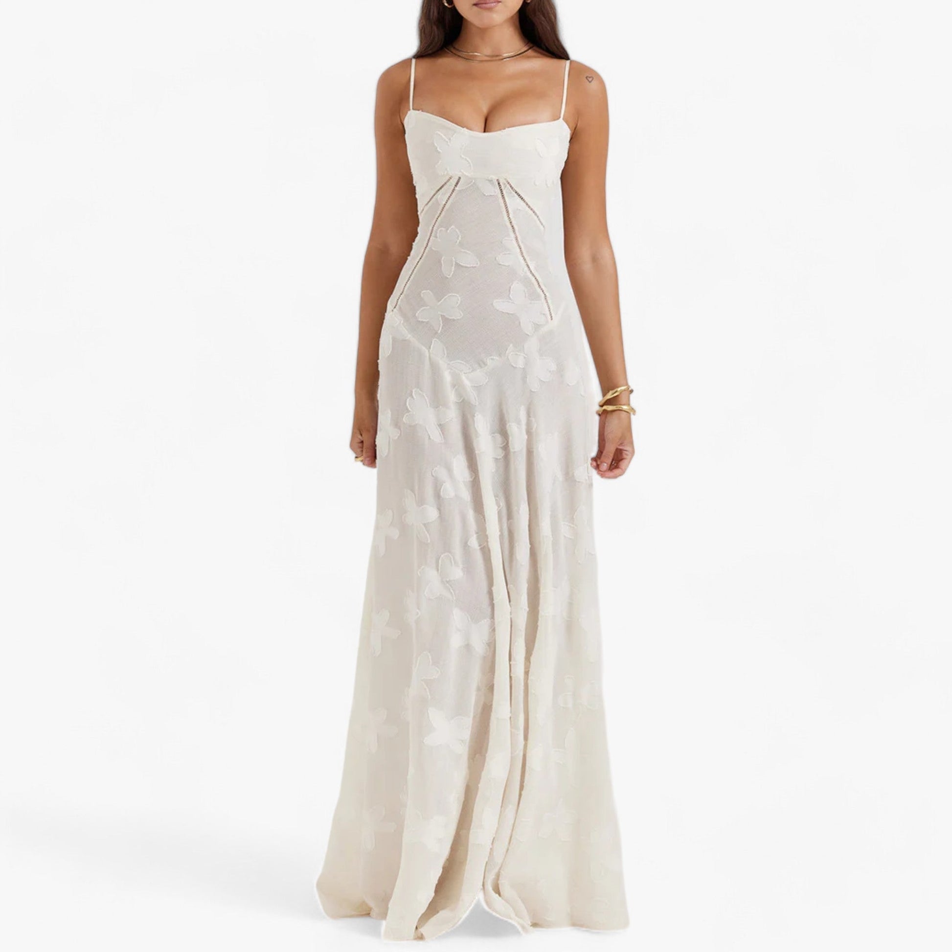 NOUVEAU RICHE Sephira | Damenkleid im Korsett-Stil – Betont Kurven & eleganter Sitz Weiß