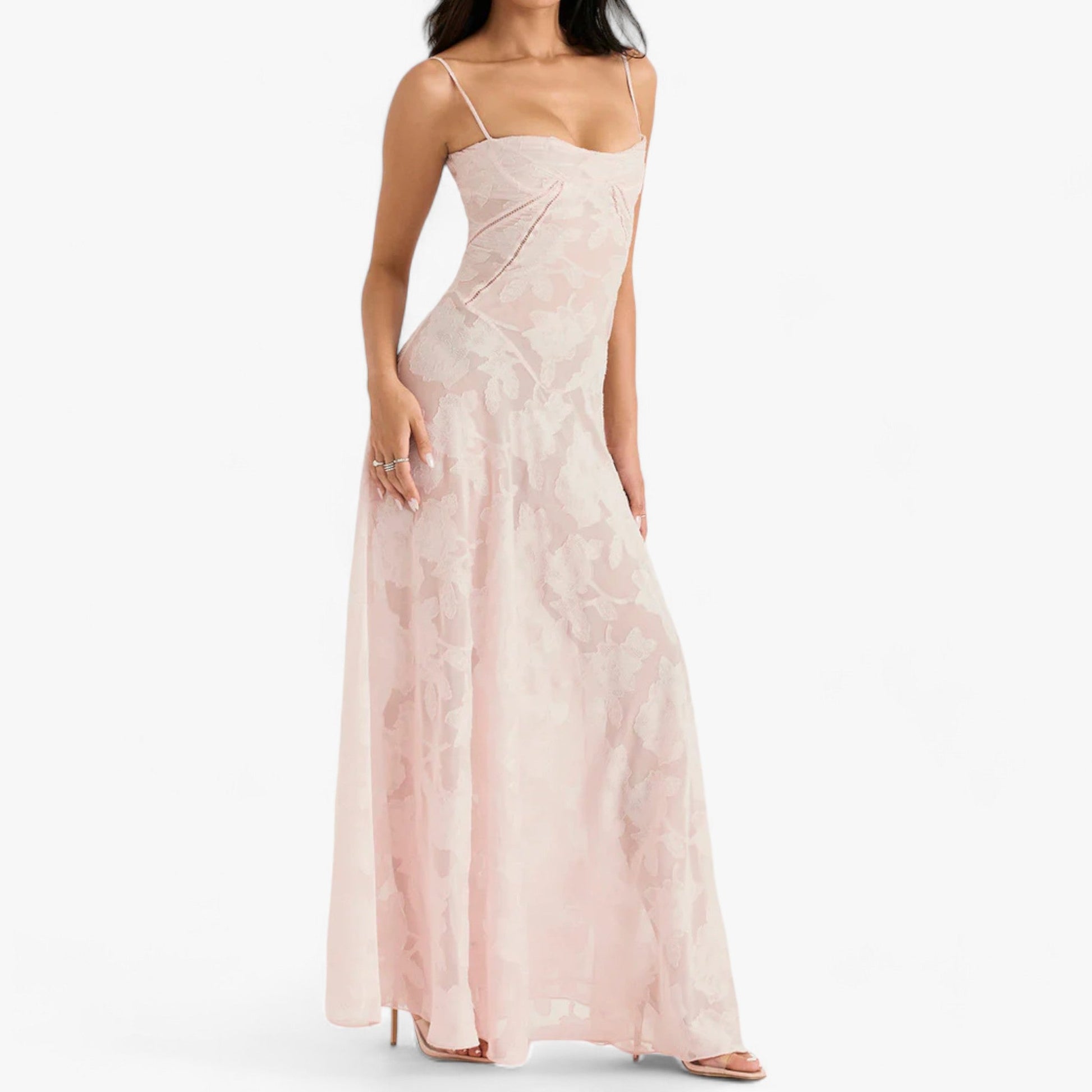 NOUVEAU RICHE Sephira | Damenkleid im Korsett-Stil – Betont Kurven & eleganter Sitz Rosa