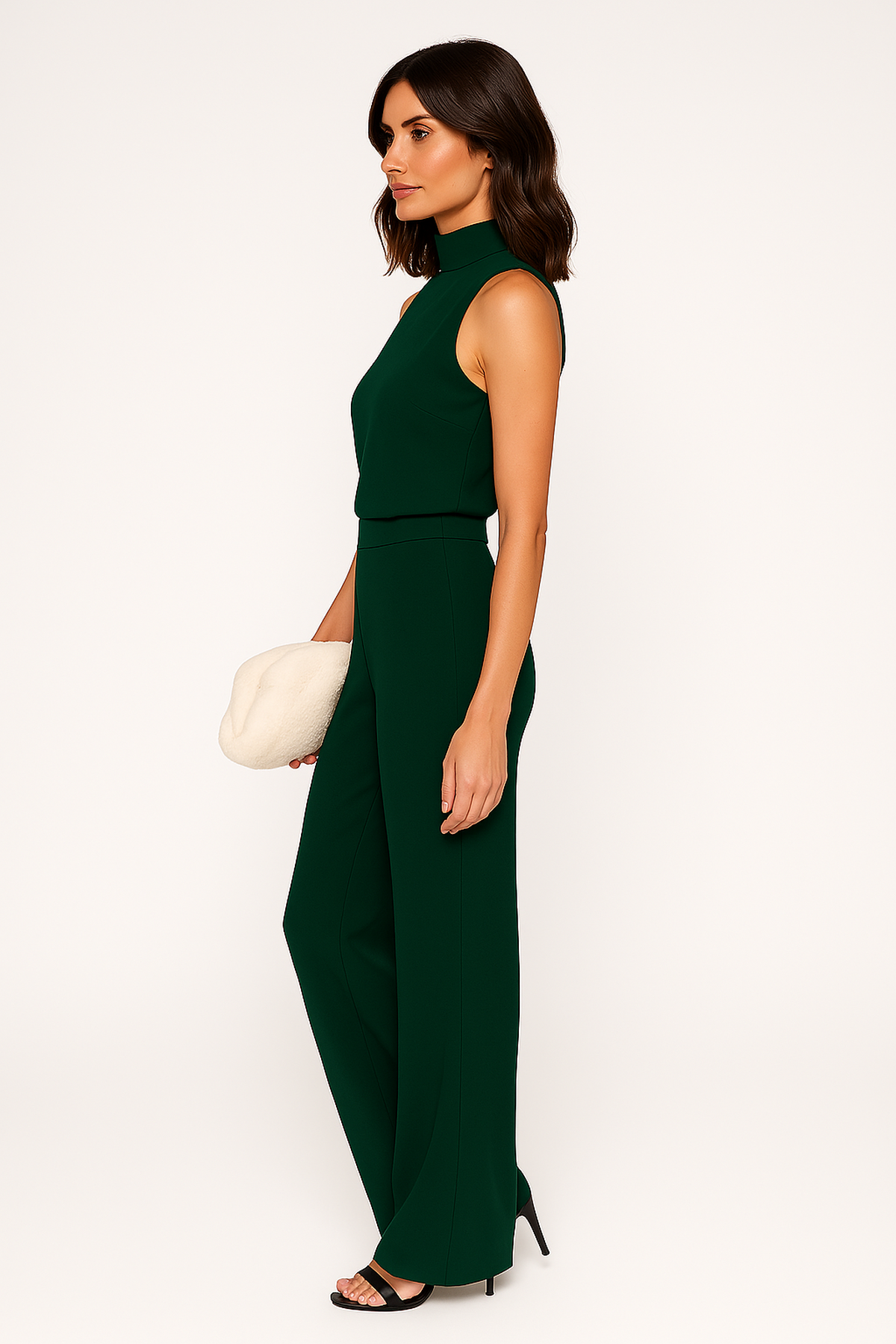 NOUVEAU RICHE Eleganter Ärmelloser Jumpsuit Mit Taillierter Passform