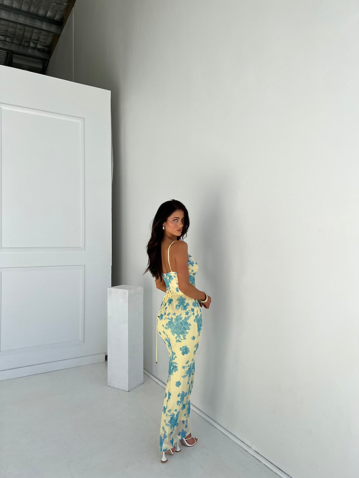 NOUVEAU RICHE Ärmelloses Blumen Maxikleid Mit Fließendem Eleganten Schnitt