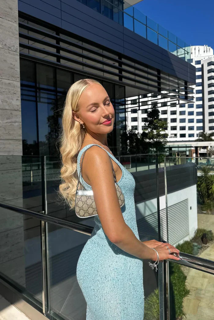 NOUVEAU RICHE Ärmelloses Maxikleid Mit U Ausschnitt Elegante Silhouette