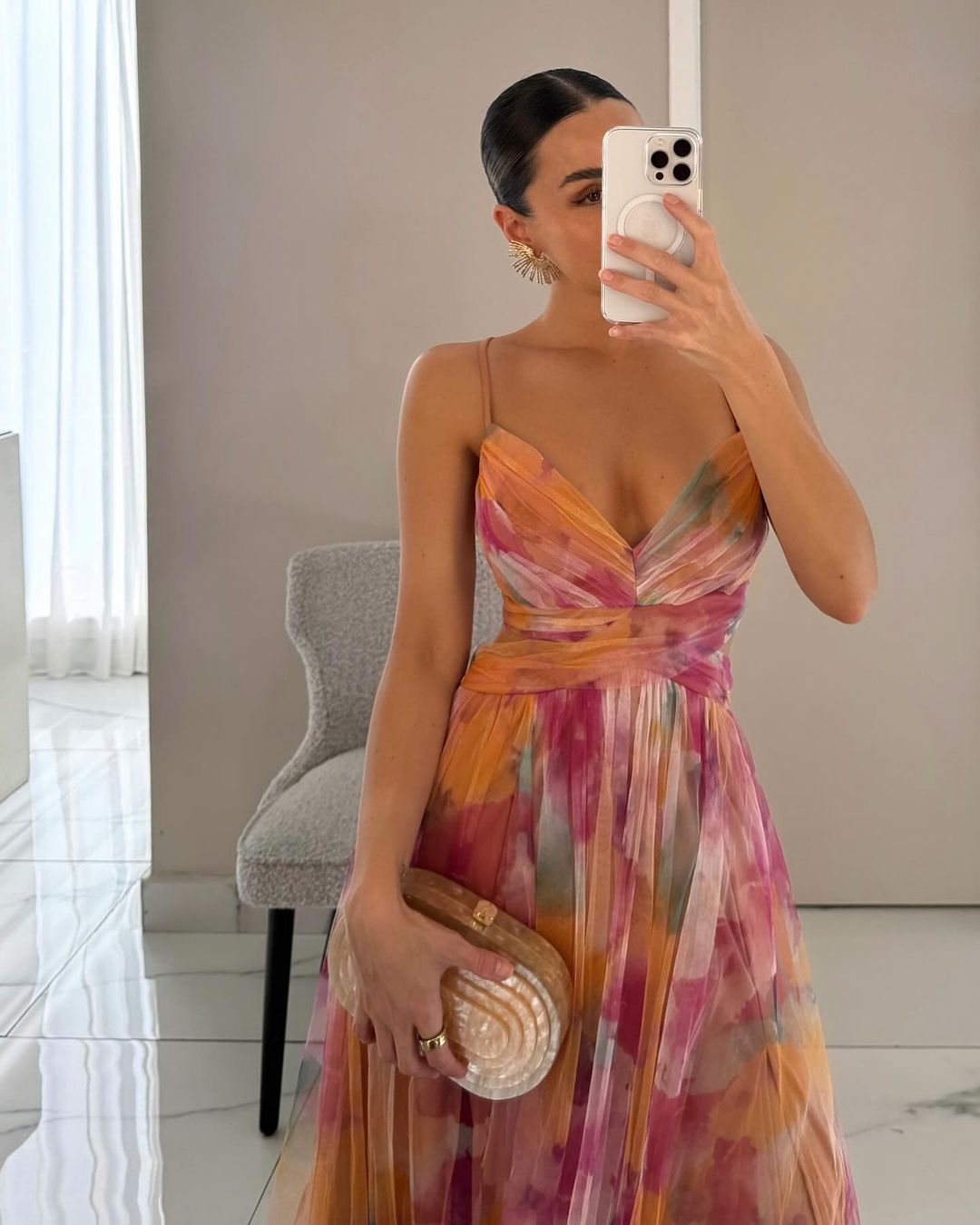 NOUVEAU RICHE Atemberaubendes Maxikleid Mit Silhouette Und Komfort