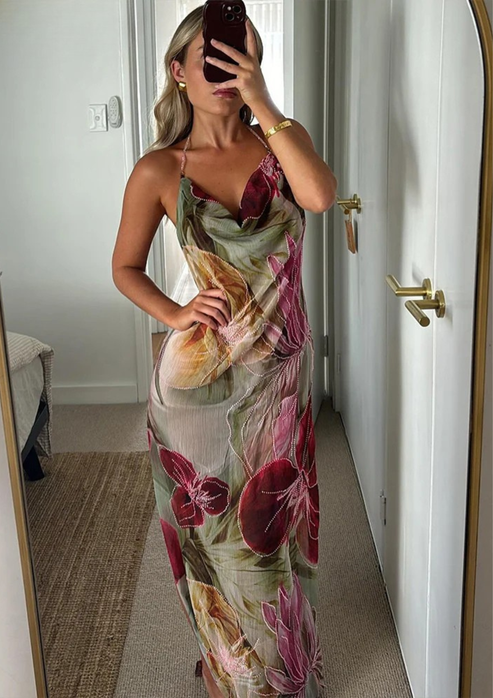 NOUVEAU RICHE Atemberaumendes Sommerkleid Mit Fließender Silhouette