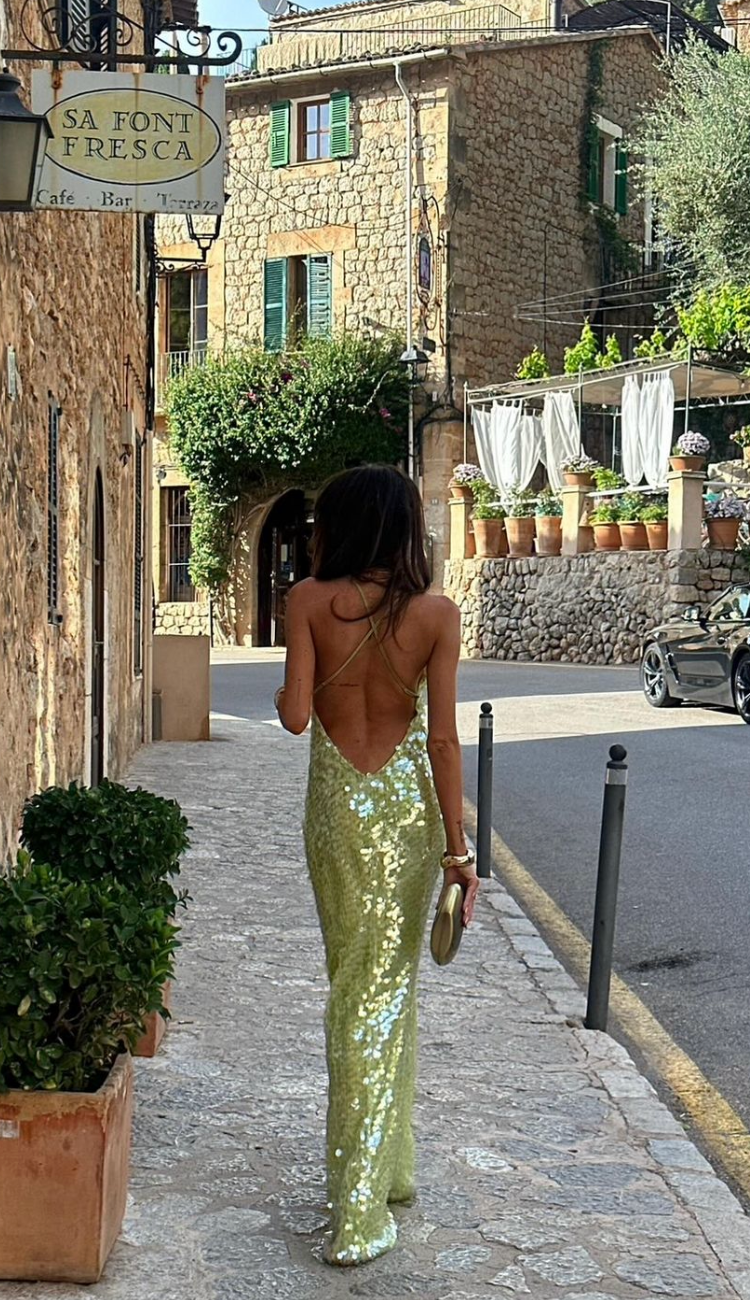 NOUVEAU RICHE Atemhaftes Paillettenkleid Mit Funkelnden Pailletten