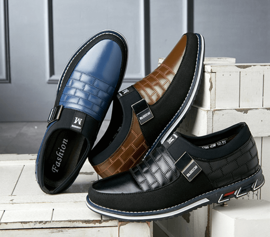 NOUVEAU RICHE Lederschuhe Herren Atmungsaktiv Bequem Vielfältig Komfort