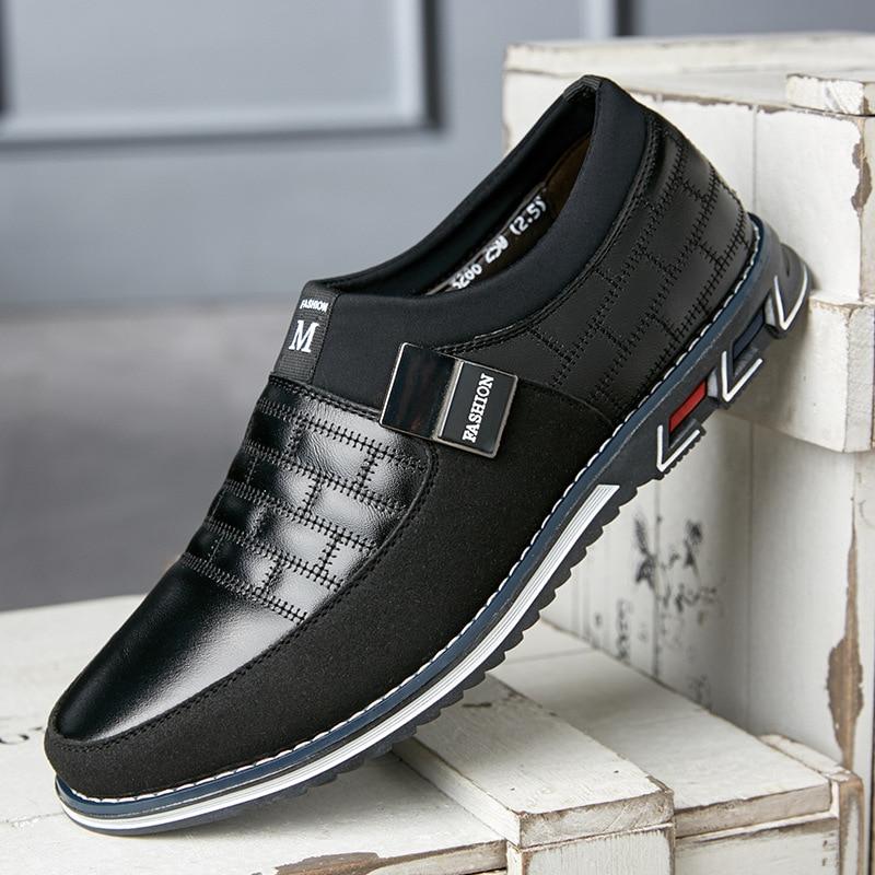 NOUVEAU RICHE Lederschuhe Herren Atmungsaktiv Bequem Vielfältig Komfort Schwarz