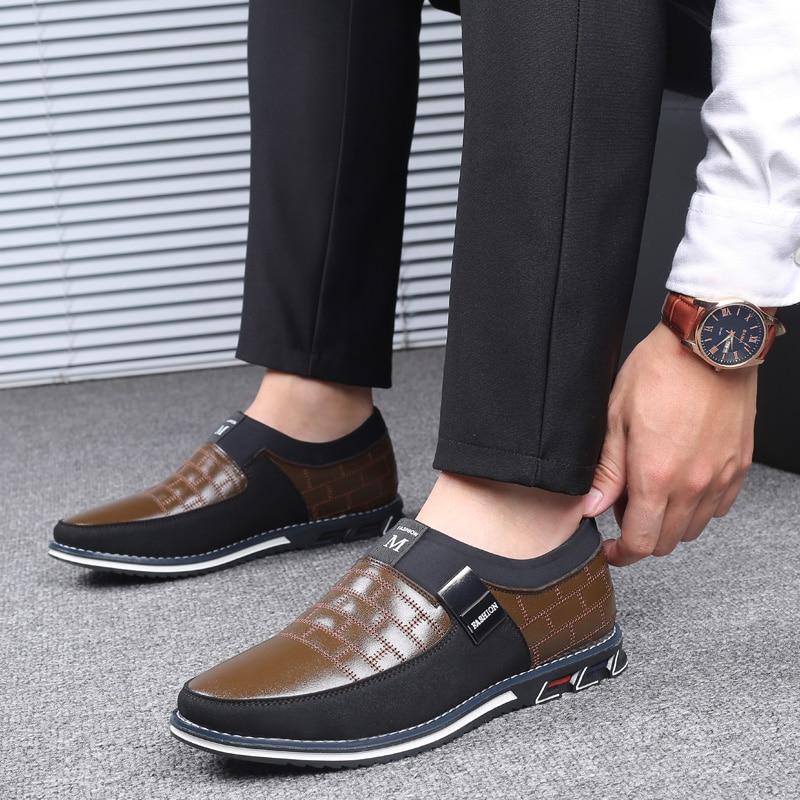 NOUVEAU RICHE Lederschuhe Herren Atmungsaktiv Bequem Vielfältig Komfort