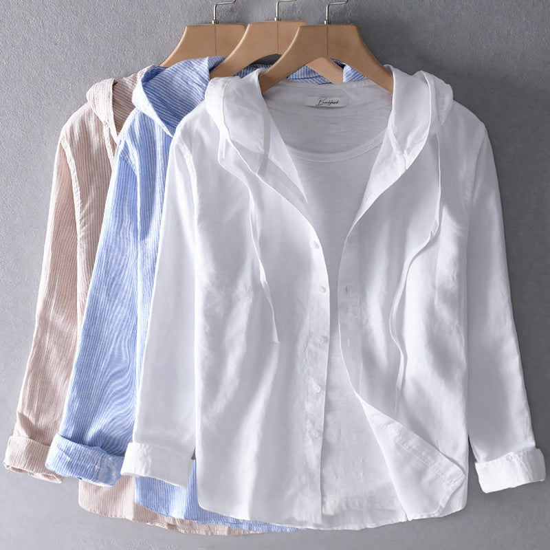 NOUVEAU RICHE Atmungsaktive Baumwollbluse Leichter Schnitt Für Sommer