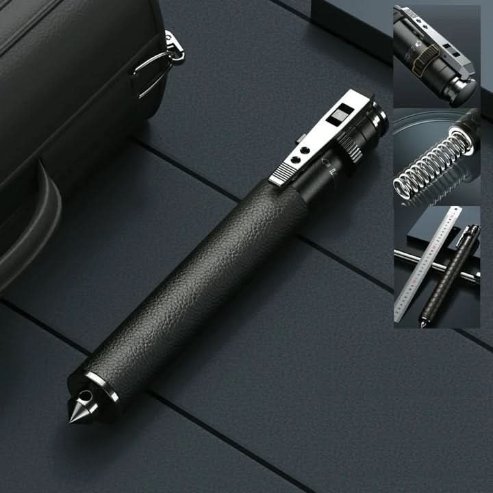 NOUVEAU RICHE Automatischer Selbstverteidigungs-Gehstock – Pop-Up-Sicherheitsstock 39 CM