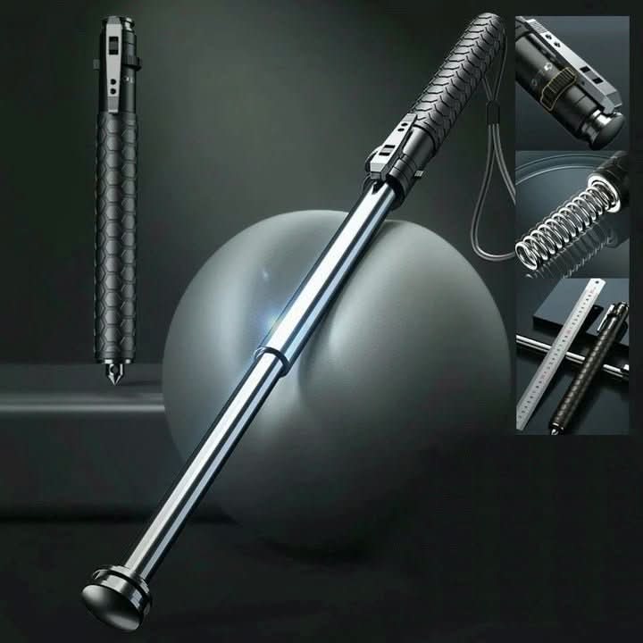 NOUVEAU RICHE Automatischer Selbstverteidigungs-Gehstock – Pop-Up-Sicherheitsstock 52 CM