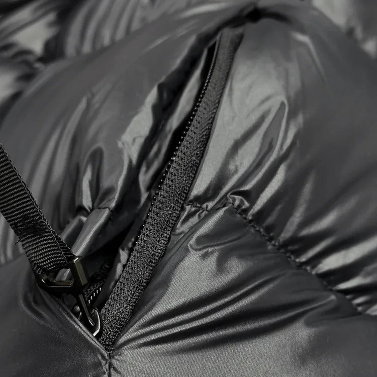 NOUVEAU RICHE Damen Daunen-Winterjacke Wasserdichte Warm Look Winterwetter