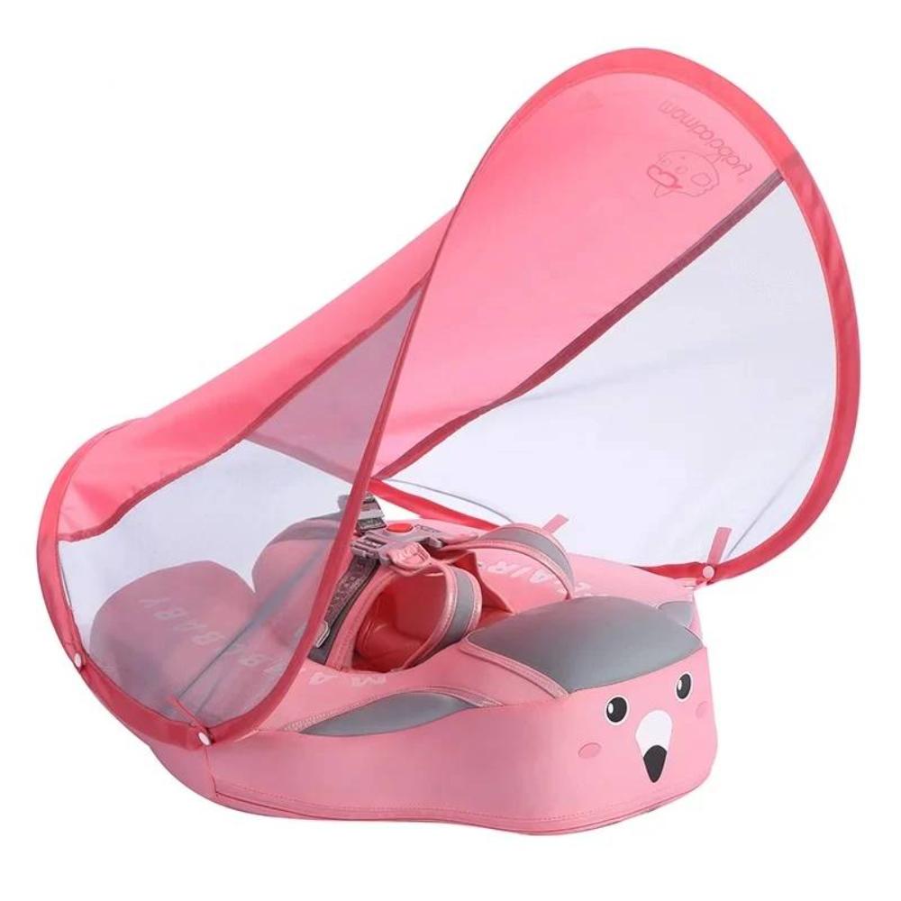 Babyschwimmer mit abnehmbarem Sonnenschutz, türkis 3