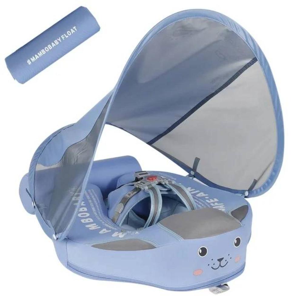Babyschwimmer mit abnehmbarem Sonnenschutz, türkis 4