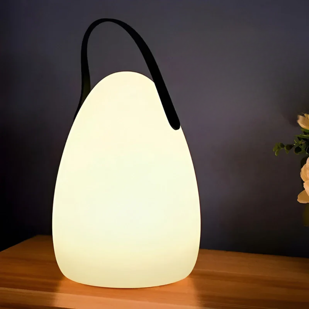 NOUVEAU RICHE Tragbare Wasserdichte Kabellose Tischlampe für Innen- und Außenbereich mit Flexibler Platzierung und Stilvollem Modernem Design A
