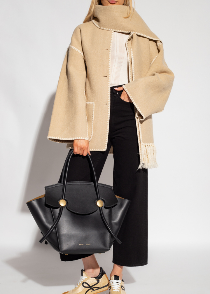 NOUVEAU RICHE Damen Schaljacke – Elegante Jacke für Wärme und Stilvolles Selbstvertrauen