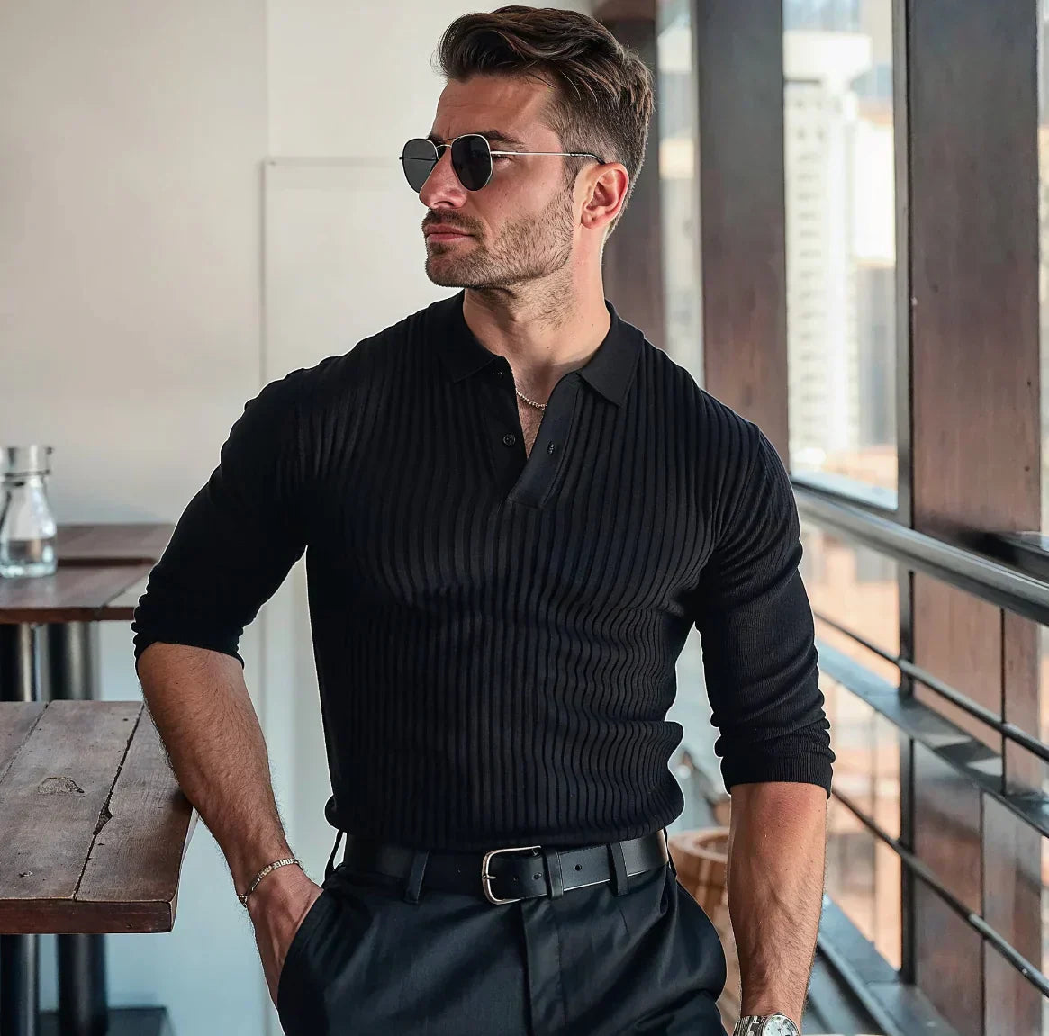 NOUVEAU RICHE Stylischer Herren Strickpullover Mit Modernem Design Hochwertigem Material Und Bequemem Tragekomfort