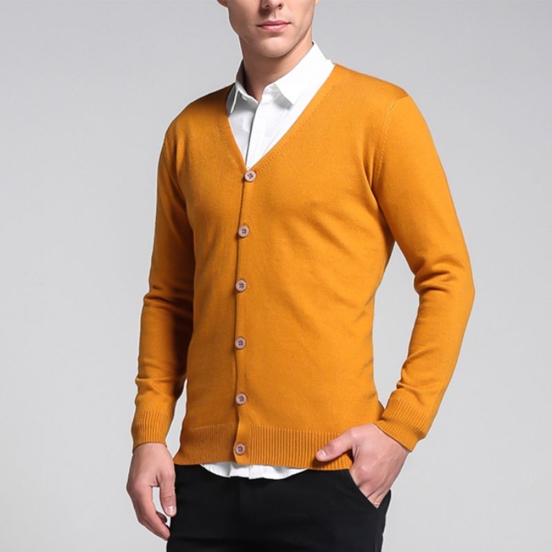 NOUVEAU RICHE Herren Strickjacke Mit Knopf Für Stil Und Komfort