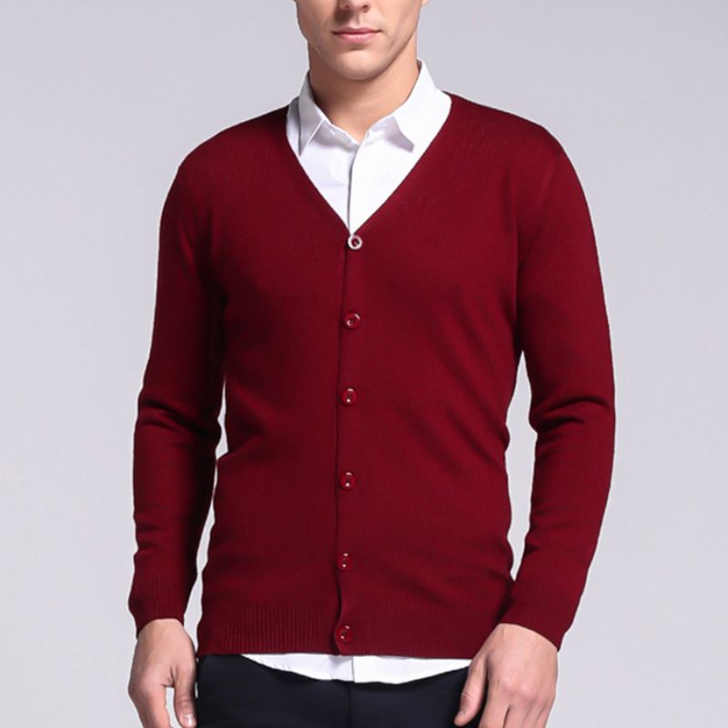 NOUVEAU RICHE Herren Strickjacke Mit Knopf Für Stil Und Komfort