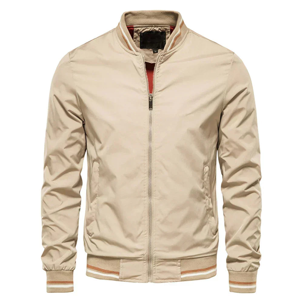 NOUVEAU RICHE Klassische Bomberjacke für Herren aus leichtem und strapazierfähigem Material für lässige Eleganz und Komfort in jeder Jahreszeit