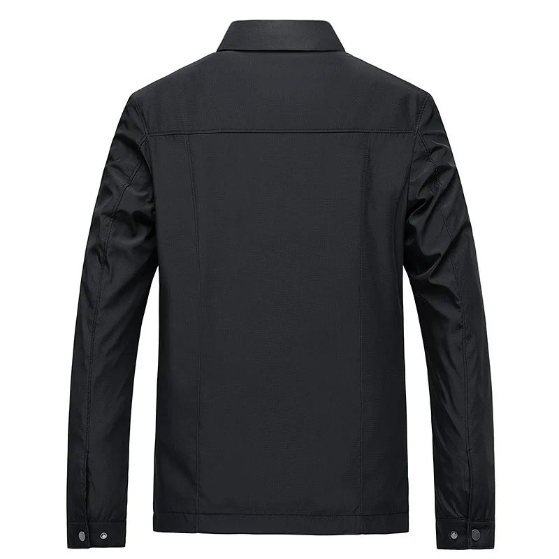 NOUVEAU RICHE Leichte Freizeitjacke für Herren Ideal für Übergangszeiten Stilvolle und Funktionale Lösung für Den Alltag