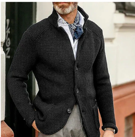 NOUVEAU RICHE Langer Cardigan Für Damen Mit Stil Und Komfort Für Kühlere Tage Schwarz