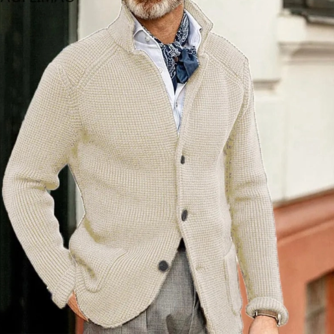 NOUVEAU RICHE Langer Cardigan Für Damen Mit Stil Und Komfort Für Kühlere Tage Weiß