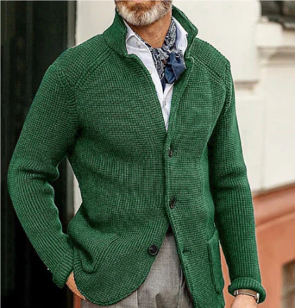 NOUVEAU RICHE Langer Cardigan Für Damen Mit Stil Und Komfort Für Kühlere Tage Grün