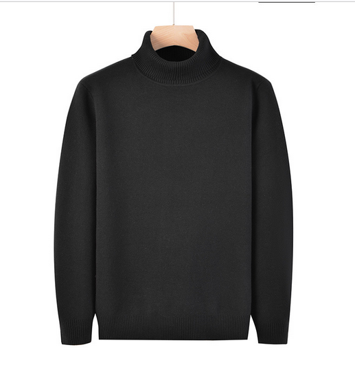 NOUVEAU RICHE Herren Neck Pullover Aus Weichem Stoff Für Komfort Und Stil Ideal Für Legere Und Halbformelle Anlässe Schwarz