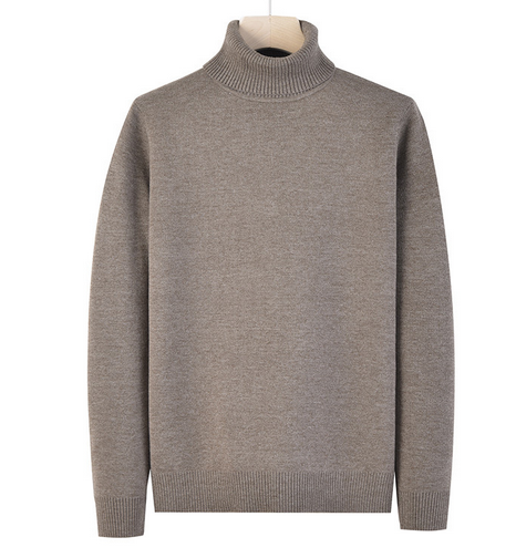 NOUVEAU RICHE Herren Neck Pullover Aus Weichem Stoff Für Komfort Und Stil Ideal Für Legere Und Halbformelle Anlässe Braun