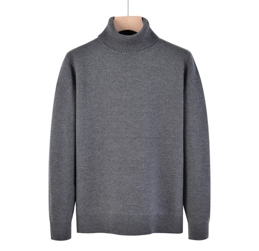 NOUVEAU RICHE Herren Neck Pullover Aus Weichem Stoff Für Komfort Und Stil Ideal Für Legere Und Halbformelle Anlässe Grau