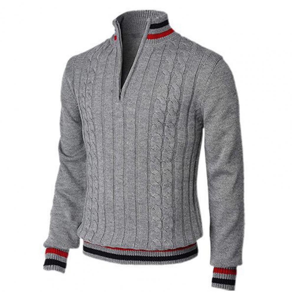 NOUVEAU RICHE Eleganter Herrenpullover für Stilvolle Anlässe und Komfort Grau