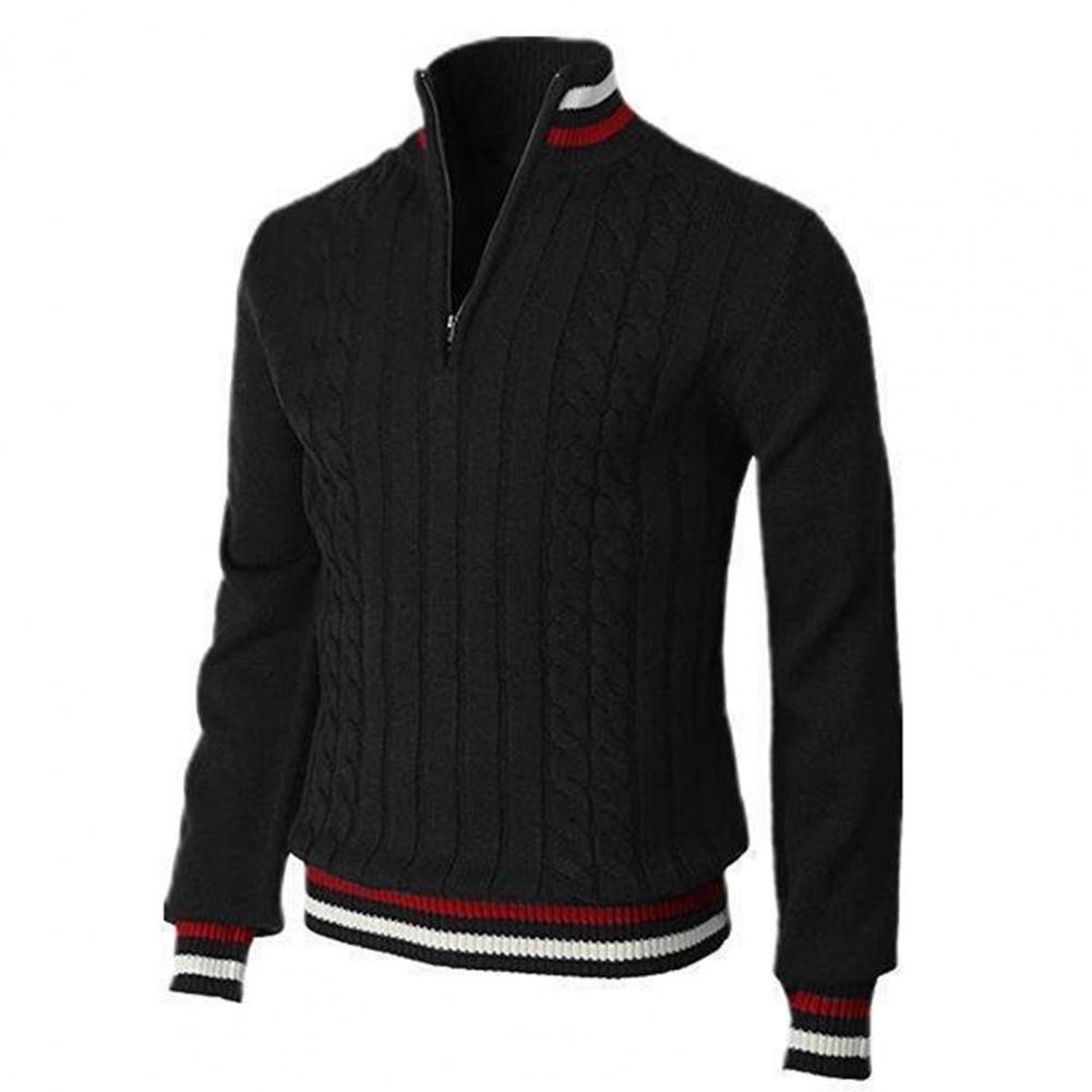NOUVEAU RICHE Eleganter Herrenpullover für Stilvolle Anlässe und Komfort Schwarz