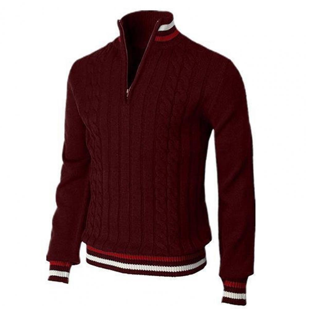 NOUVEAU RICHE Eleganter Herrenpullover für Stilvolle Anlässe und Komfort Rot