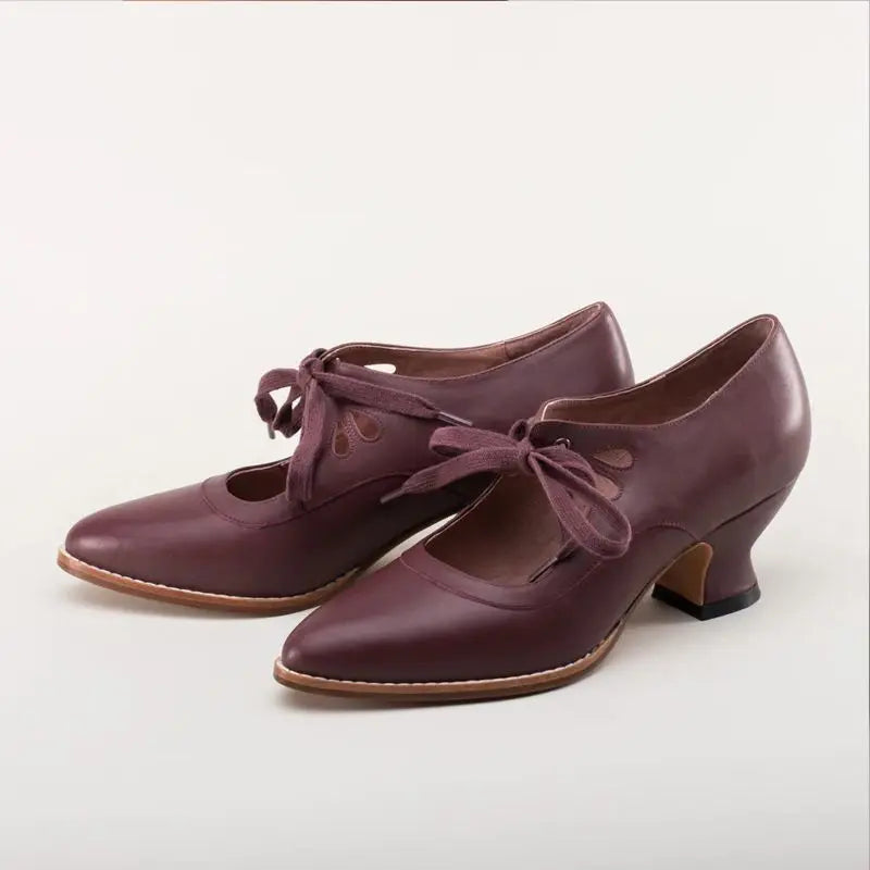 NOUVEAU RICHE Sandalen Mit Absatz Aus Leder Für Damen Bequem Und Stilvoll Ideal Für Den Alltag Und Besondere Anlässe Rot