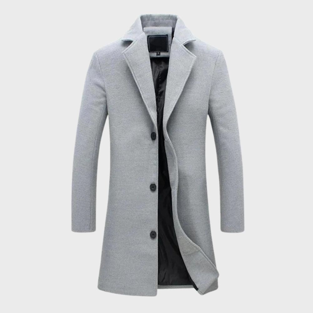 NOUVEAU RICHE Winterjacke Für Herren Mit Weichem Thermofutter Und Modernem Design Ideal Für Kalte Tage Hellgrau