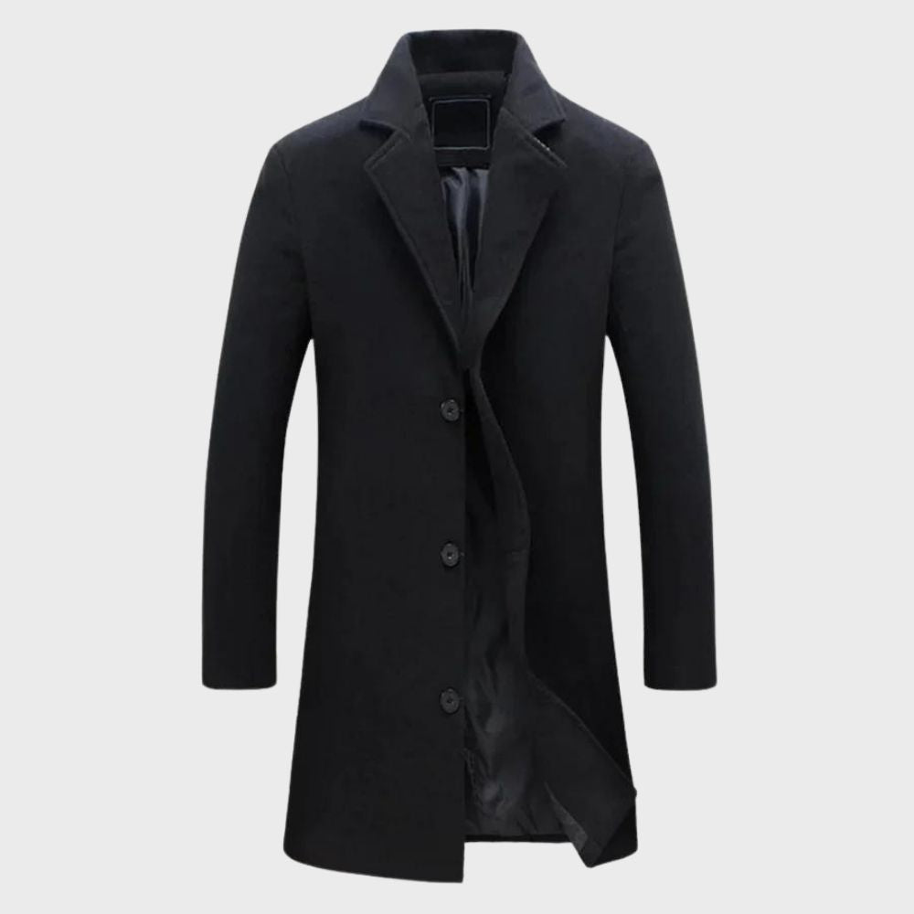 NOUVEAU RICHE Winterjacke Für Herren Mit Weichem Thermofutter Und Modernem Design Ideal Für Kalte Tage Schwarz
