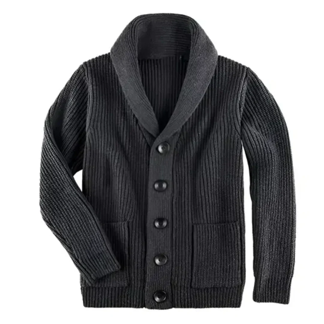 NOUVEAU RICHE Stylische Warme Strickjacke Für Damen Für Kühle Tage Grau