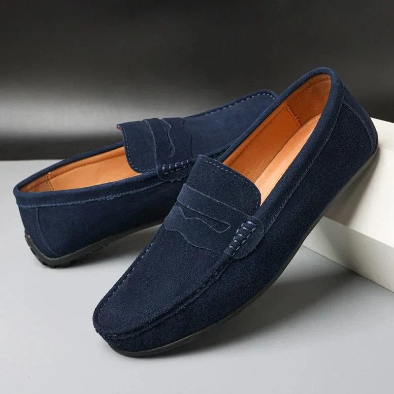 NOUVEAU RICHE Bequeme Herren Loafer Stilvolles Schuhwerk Für Büro Alltag Marineblau