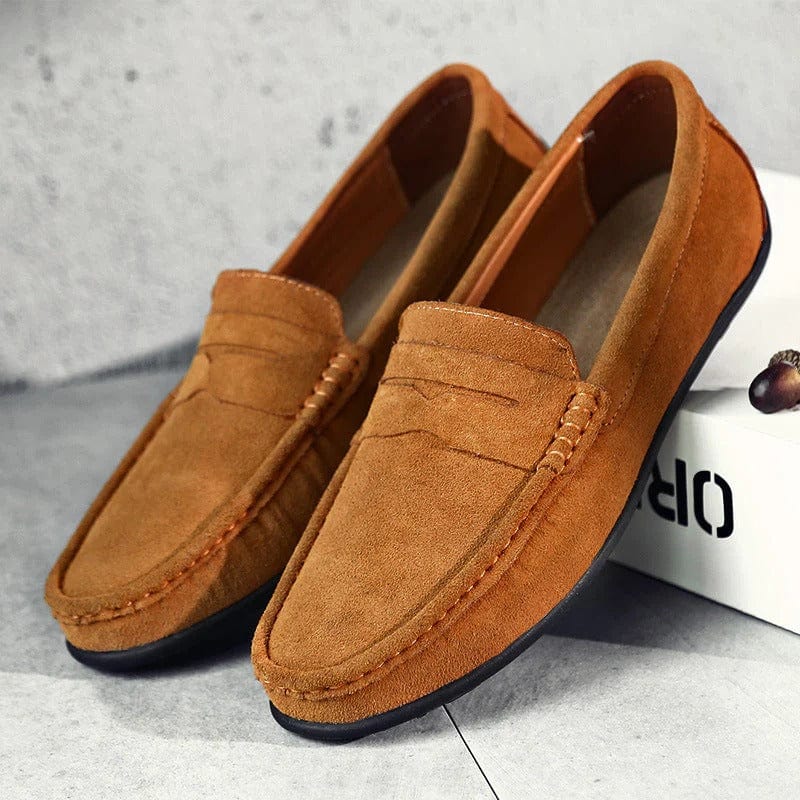 NOUVEAU RICHE Bequeme Herren Loafer Stilvolles Schuhwerk Für Büro Alltag Braun