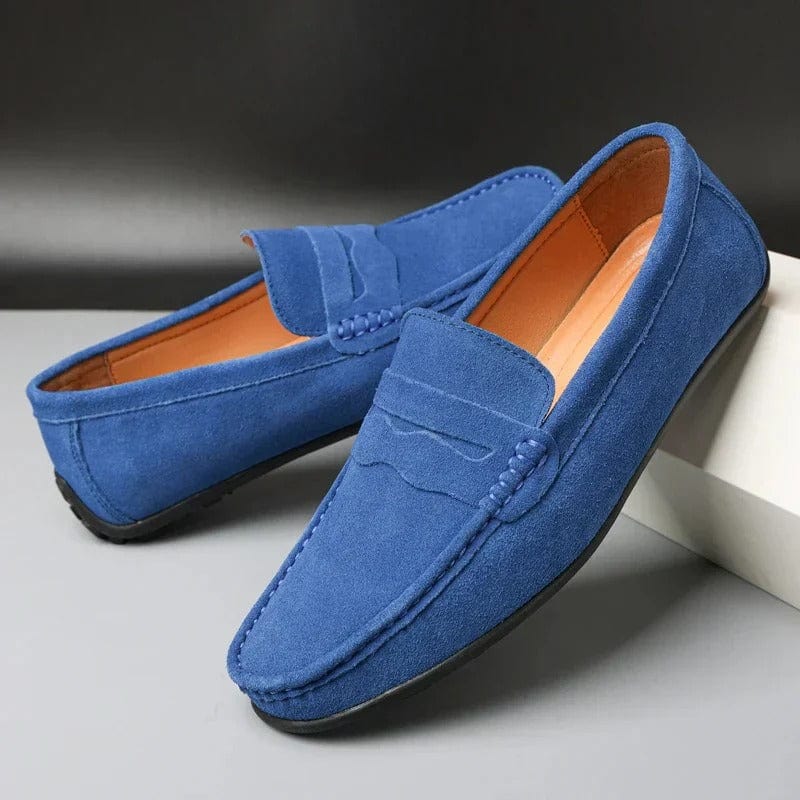 NOUVEAU RICHE Bequeme Herren Loafer Stilvolles Schuhwerk Für Büro Alltag Aquablau