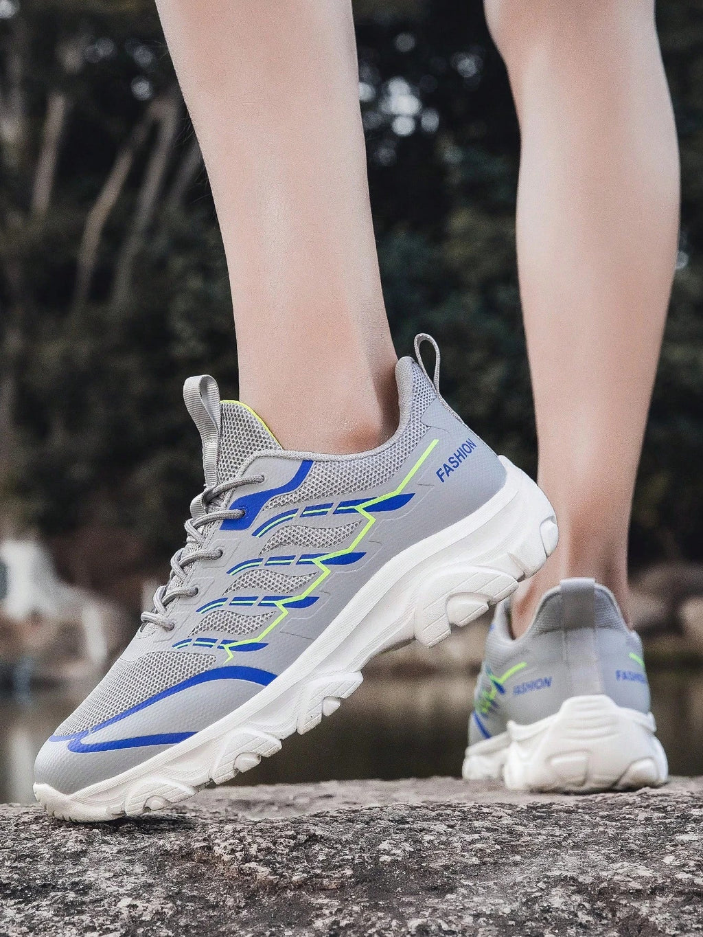 NOUVEAU RICHE Naraya | Herren Wanderschuh – Atmungsaktives Mesh, Anti-Schwitz-Technologie & Ergonomische Passform