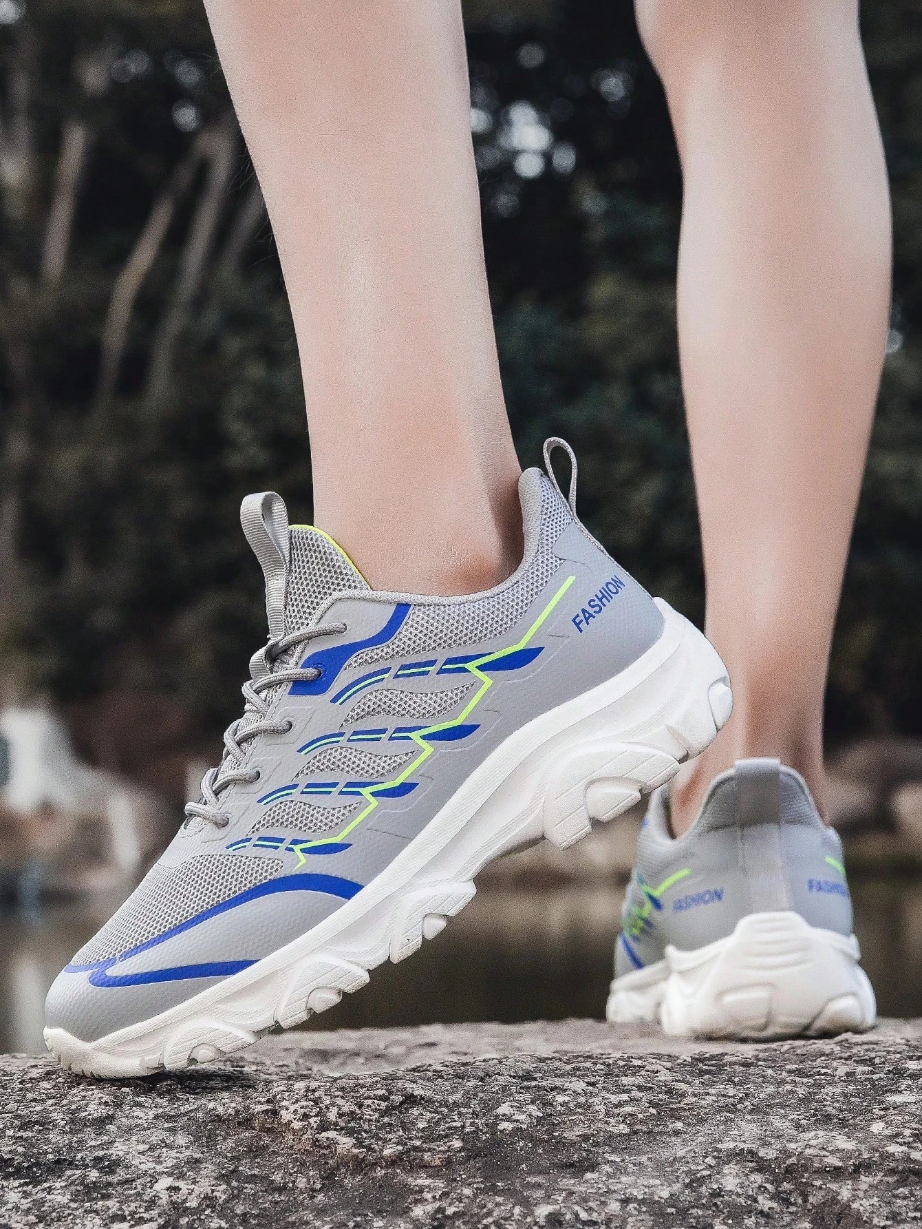 NOUVEAU RICHE Naraya | Herren Wanderschuh – Atmungsaktives Mesh, Anti-Schwitz-Technologie & Ergonomische Passform