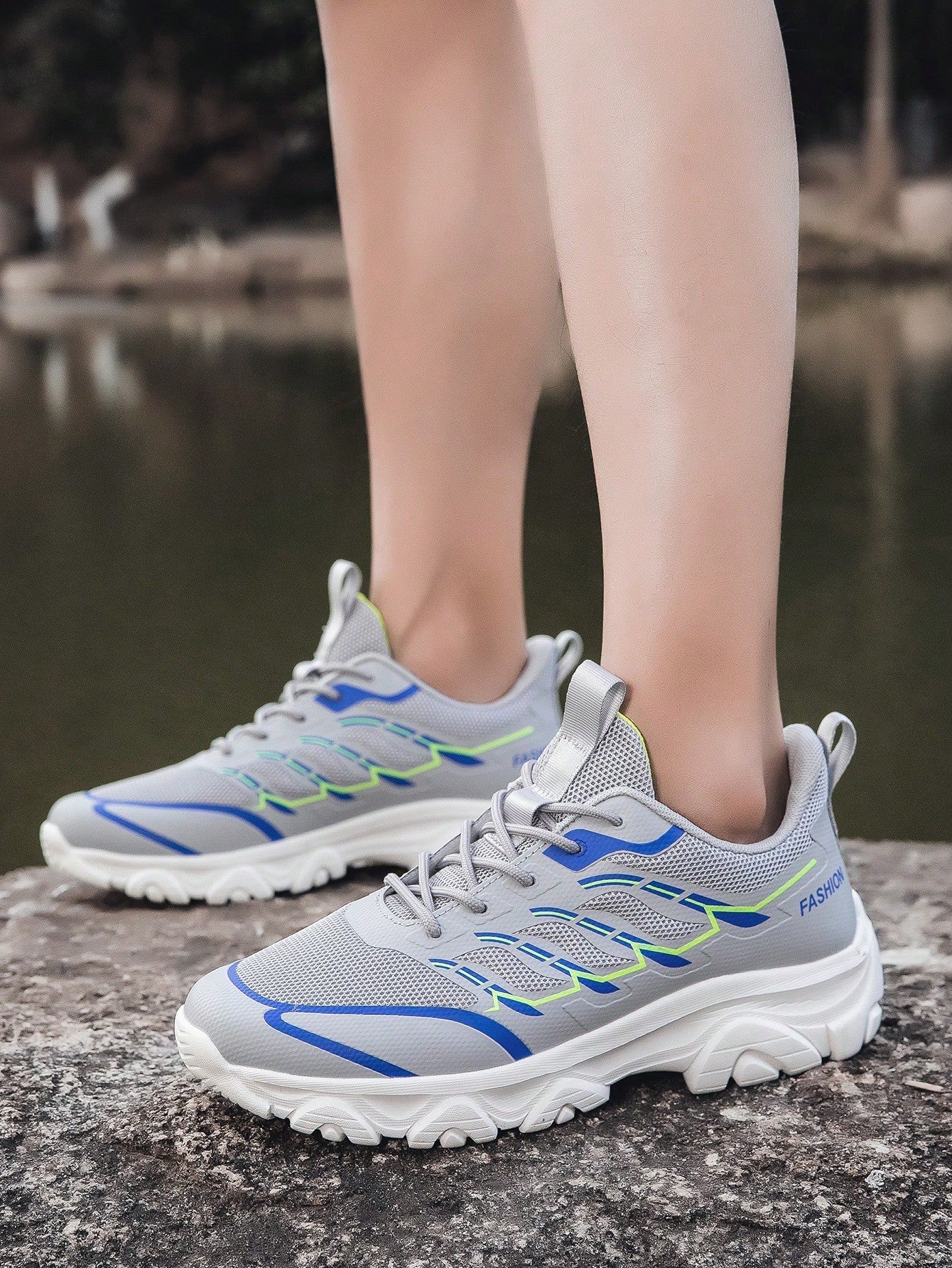 NOUVEAU RICHE Naraya | Herren Wanderschuh – Atmungsaktives Mesh, Anti-Schwitz-Technologie & Ergonomische Passform