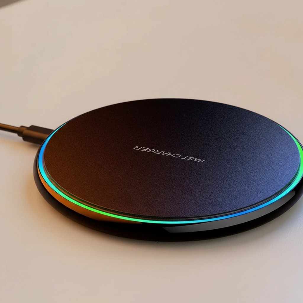 NOUVEAU RICHE Kabelloses Ladegerät 30W – Induktive Schnellladestation für iPhone, Samsung & Xiaomi, Weiss oder Schwarz – QuickCharge