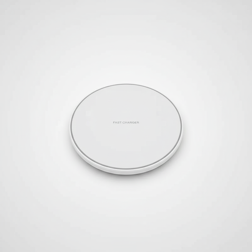 NOUVEAU RICHE Kabelloses Ladegerät 30W – Induktive Schnellladestation für iPhone, Samsung & Xiaomi, Weiss oder Schwarz – QuickCharge Weiss Ohne Kabel