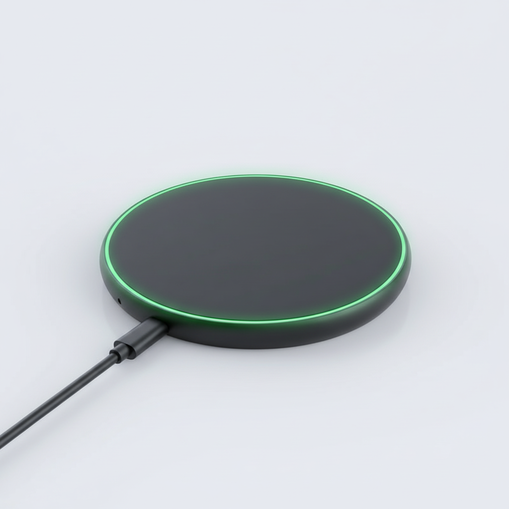 NOUVEAU RICHE Kabelloses Ladegerät 30W – Induktive Schnellladestation für iPhone, Samsung & Xiaomi, Weiss oder Schwarz – QuickCharge Alynic Ohne Kabel 1