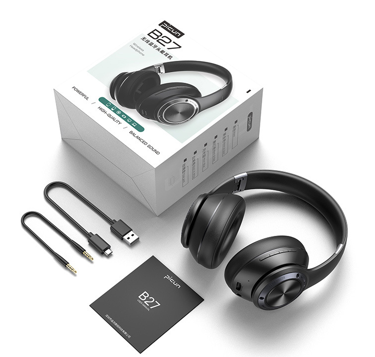 NOUVEAU RICHE Kabellose Kopfhörer – Faltbare Over-Ear Bluetooth Kopfhörer mit ANC, tiefer Bass, 30 h Akku – SoundFold