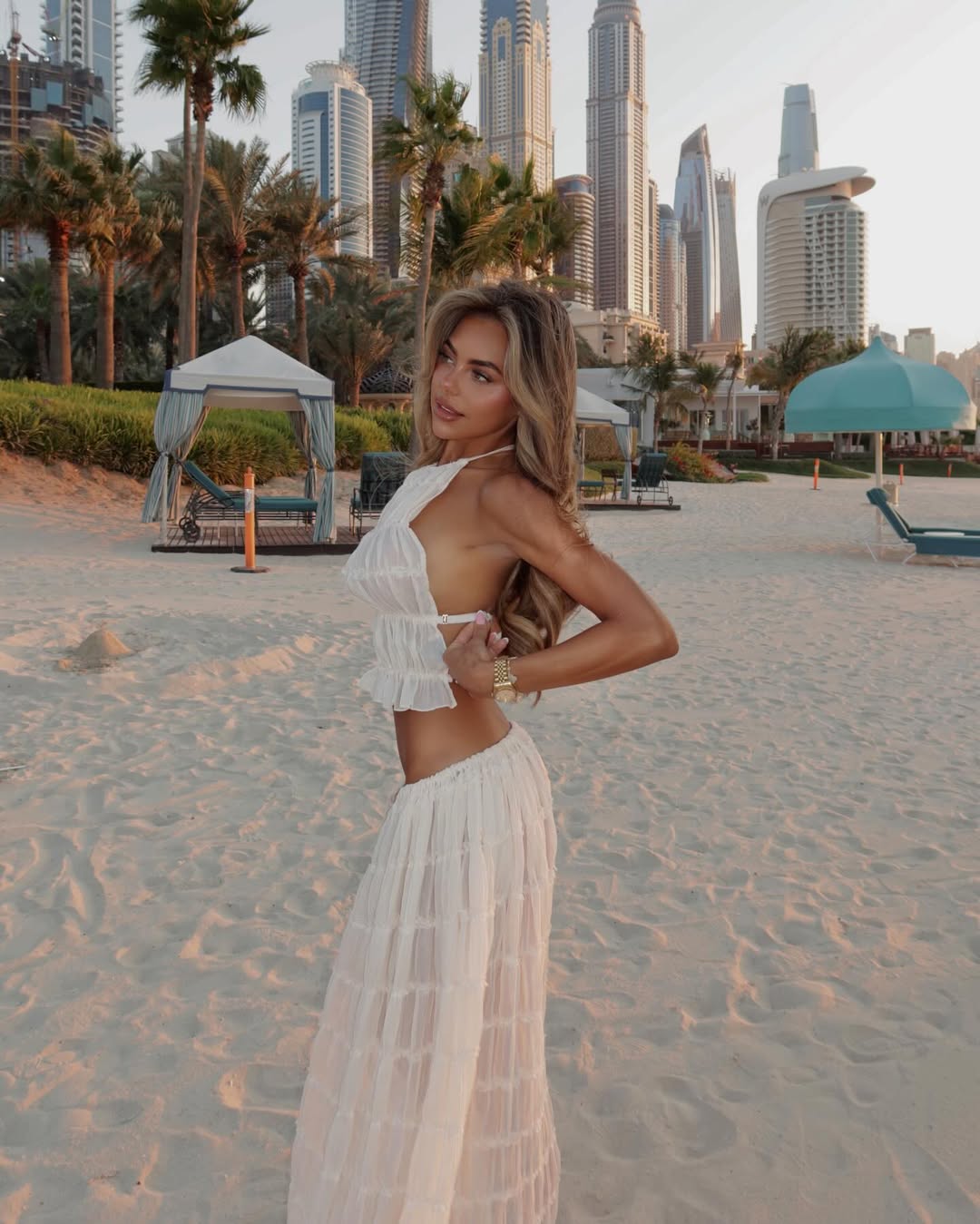NOUVEAU RICHE Boho Rüschen Set Zweiteiler Mit Fließender Silhouette Sommer